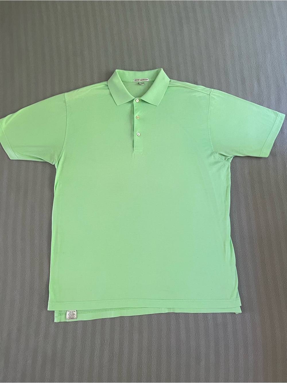 Peter Millar Light Green Short-Sleeve Polo